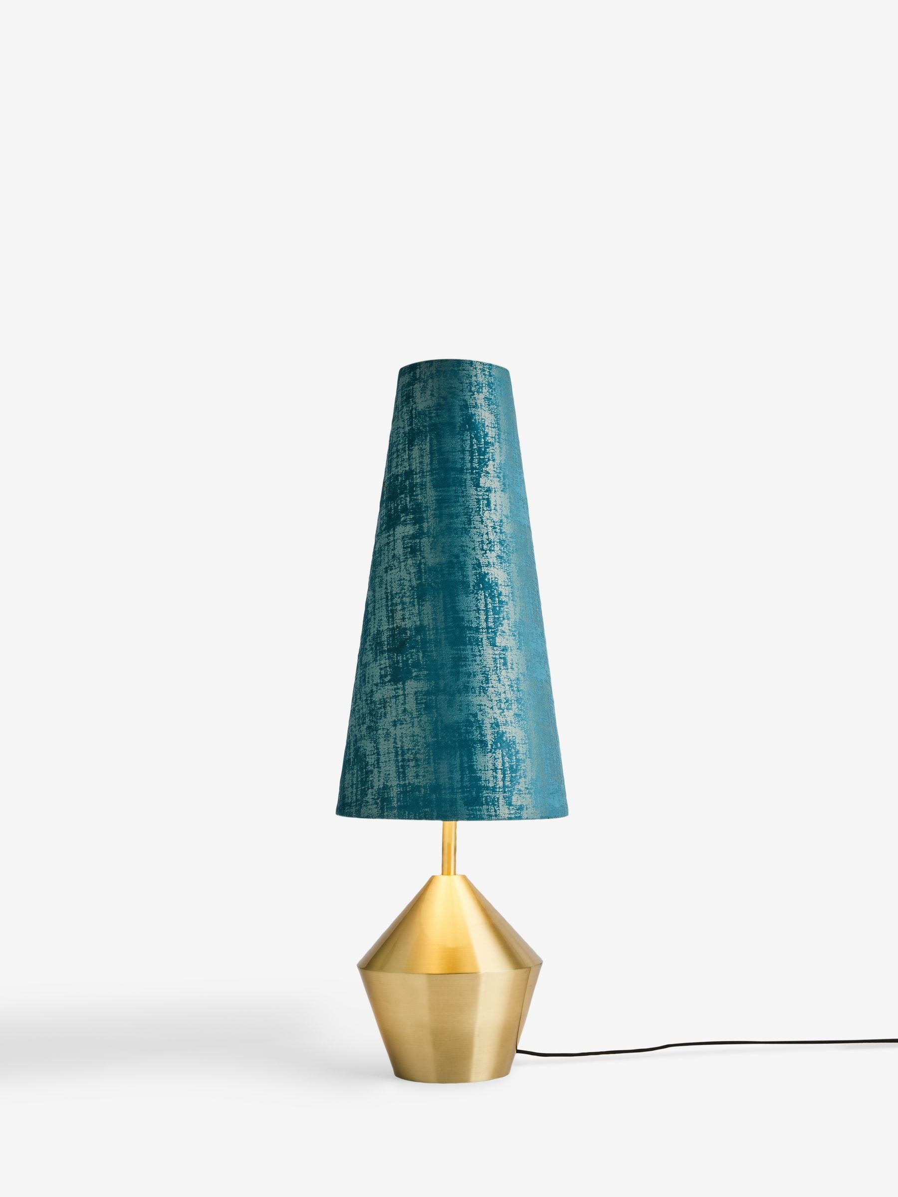 Clarke and Clarke Lenora blue gold table lamp - British product