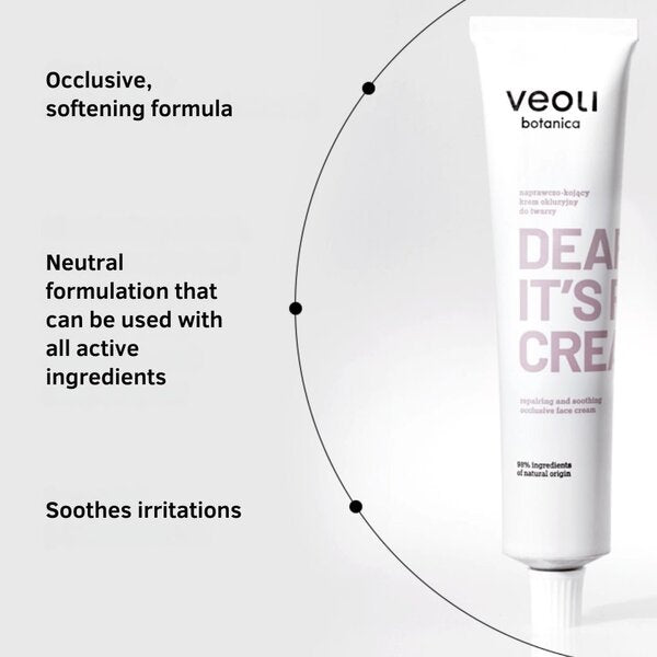 Veoli Botanica Rich Cream repairing soothing face cream 75ml, UK version