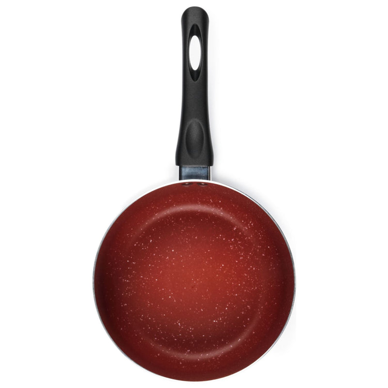 Russell Hobbs Red Stone aluminium 3 piece pan set, UK version