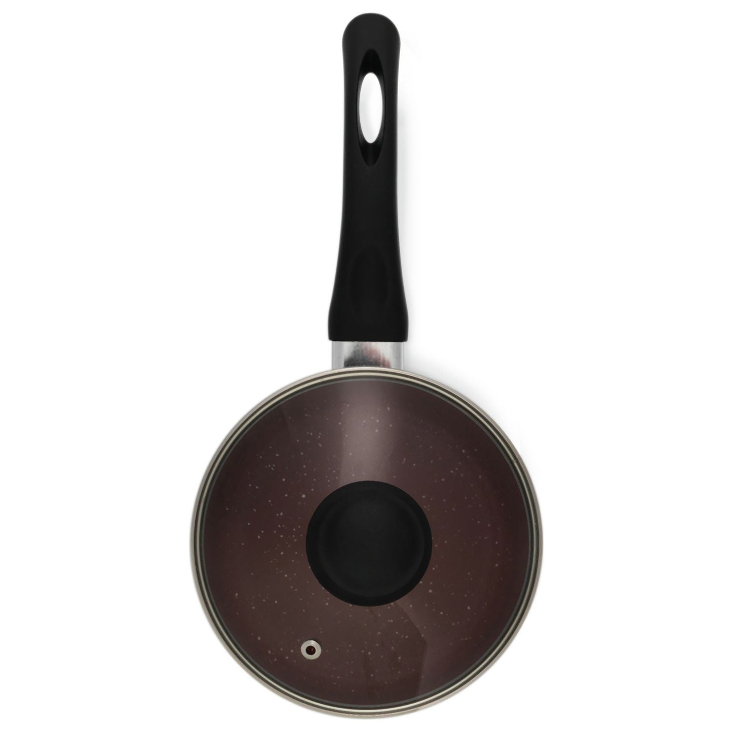 Russell Hobbs Red Stone aluminium 3 piece pan set, UK version