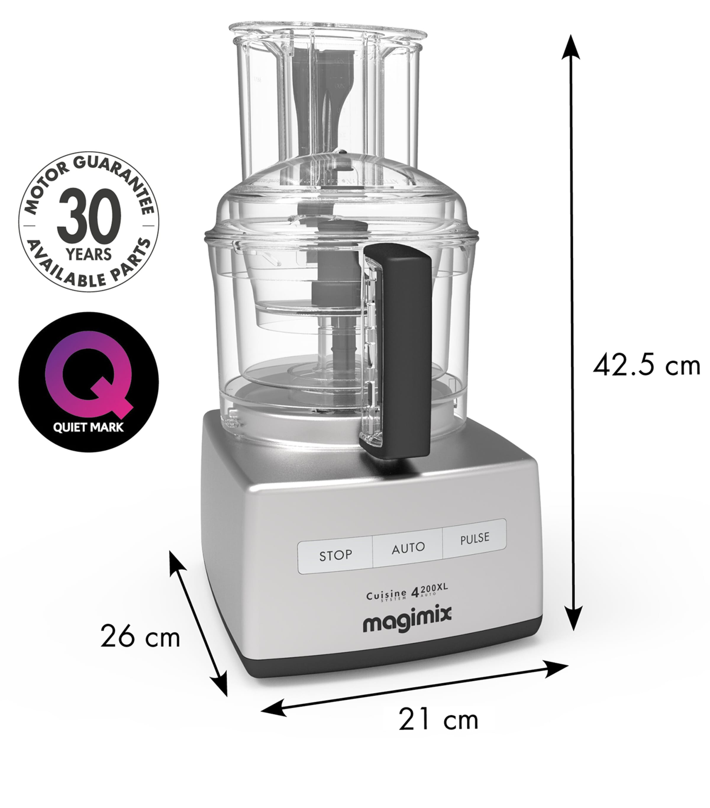 Magimix 4200XL Food Processor 3L, imported from the UK
