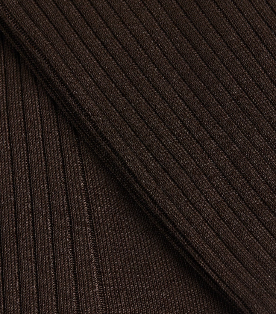 Doré Doré cotton socks with fine-ribbed knit, imported from the UK