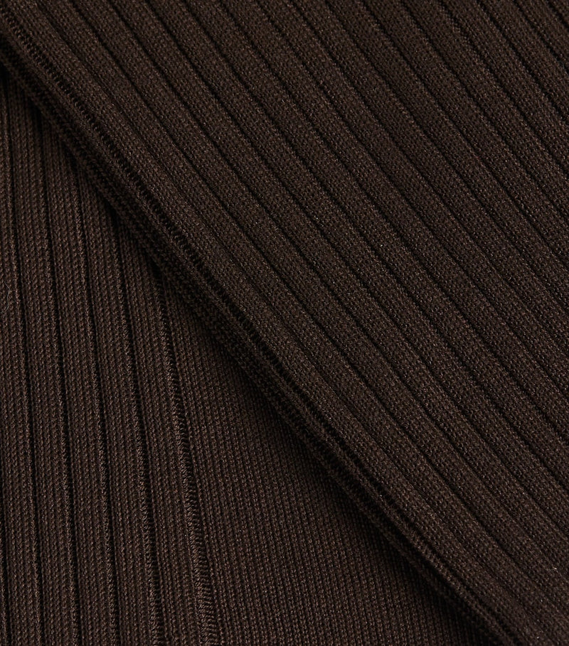 Doré Doré cotton socks with fine-ribbed knit, imported from the UK