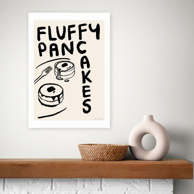 East End Prints fluffy pancakes art print A3 (British brand)