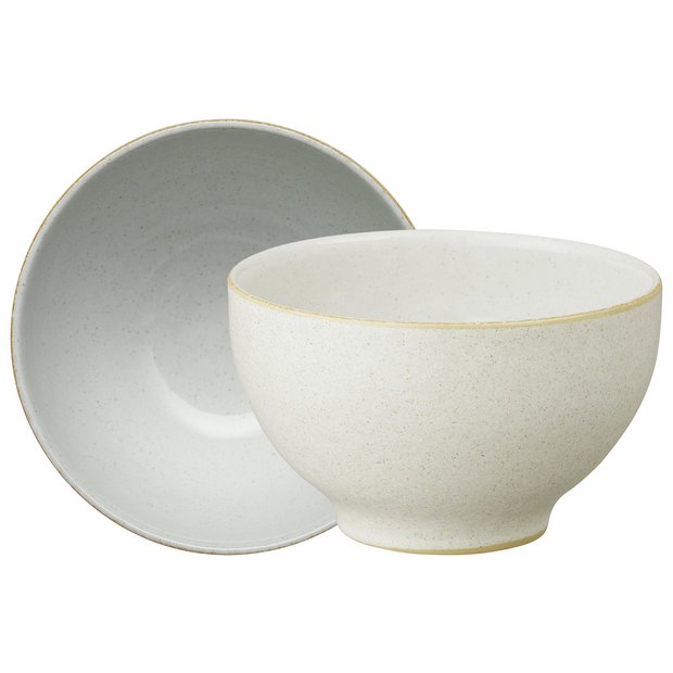 Denby stoneware nibble bowls cream set of 4 (British brand)