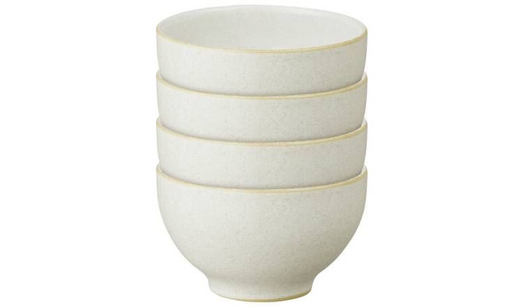 Denby Impression Set of 4 Stoneware Bowls - Cream GOODS Argos