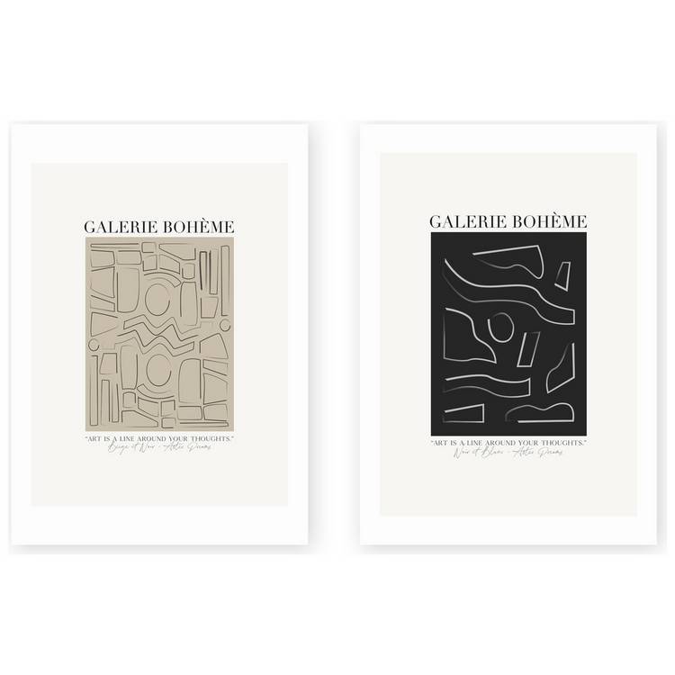 East End Prints Galerie Boheme art print A3 on archival paper, imported from the UK