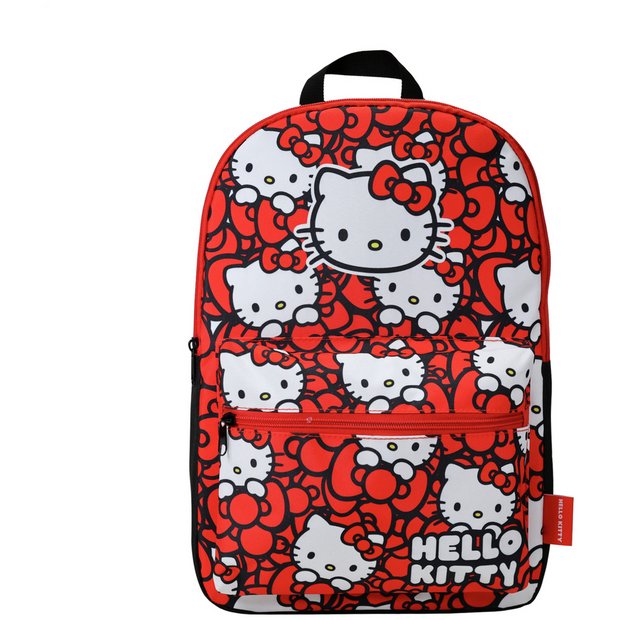Sanrio Hello Kitty backpack in red, imported from the UK