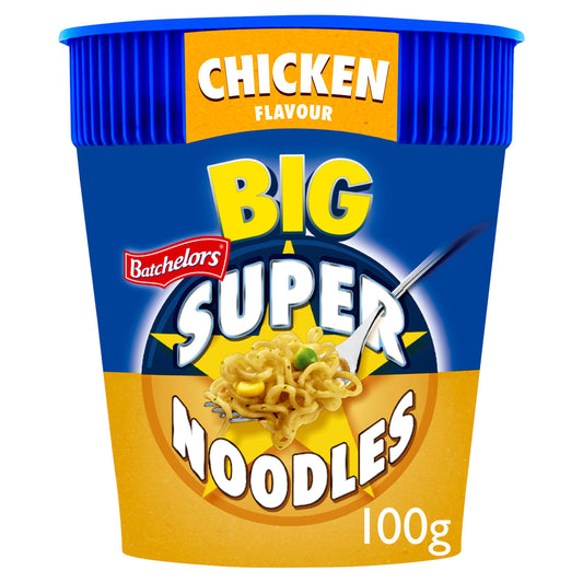 Batchelors Big Super Noodles Pot Chicken Flavour 100g Instant snack & meals Sainsburys   