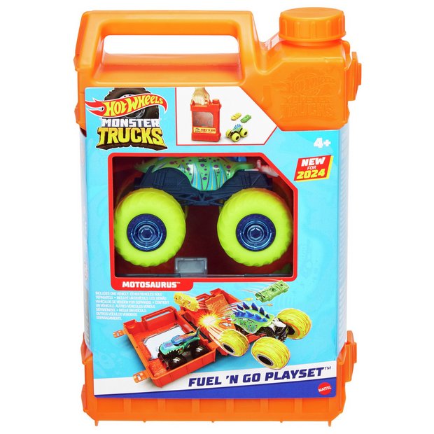 Hot Wheels Fuel N' Go playset with Motosaurus, UK version