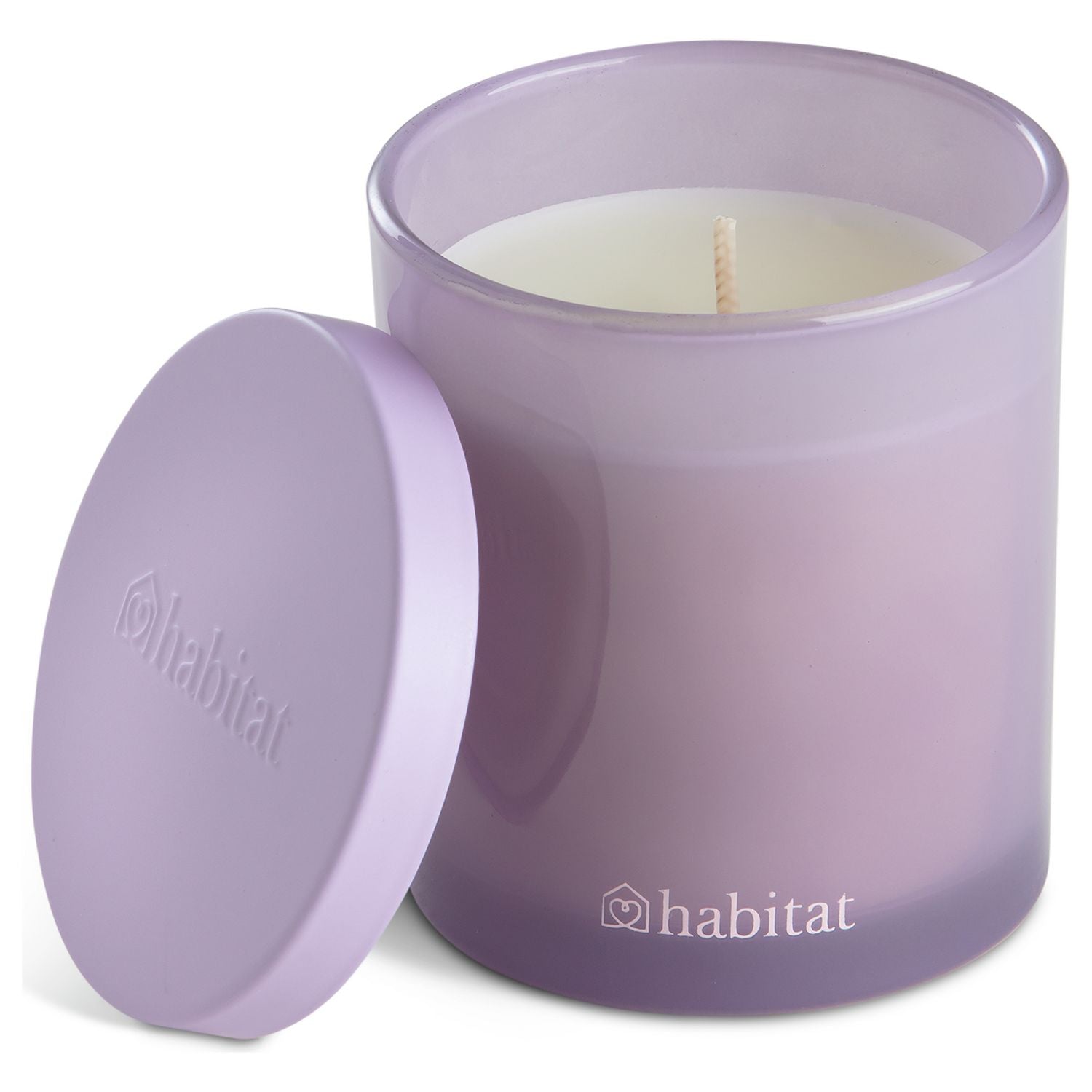 Habitat jasmine pineapple flower candle with lid - British product