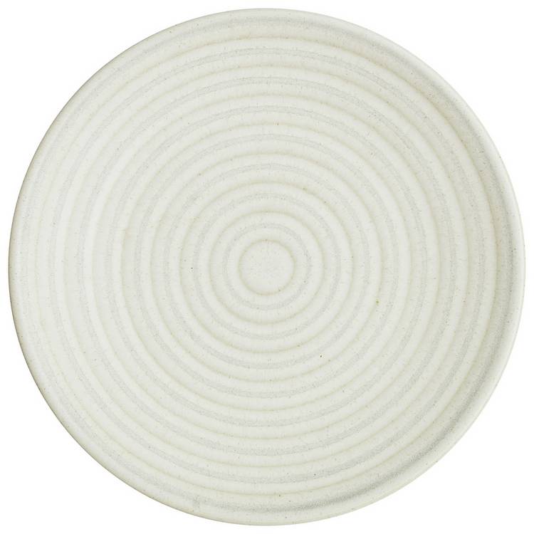 Denby Impression stoneware side plates cream 17cm - British product