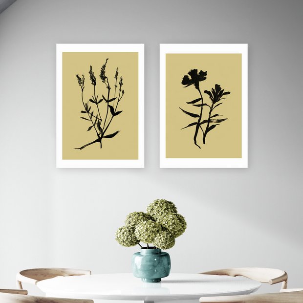 East End Prints inky botanical art print A2 (British brand)