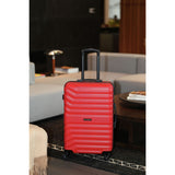 Featherstone expandable hard suitcase medium red, UK version