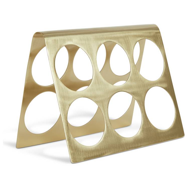 Habitat gold edit wine rack 6 bottle, UK version