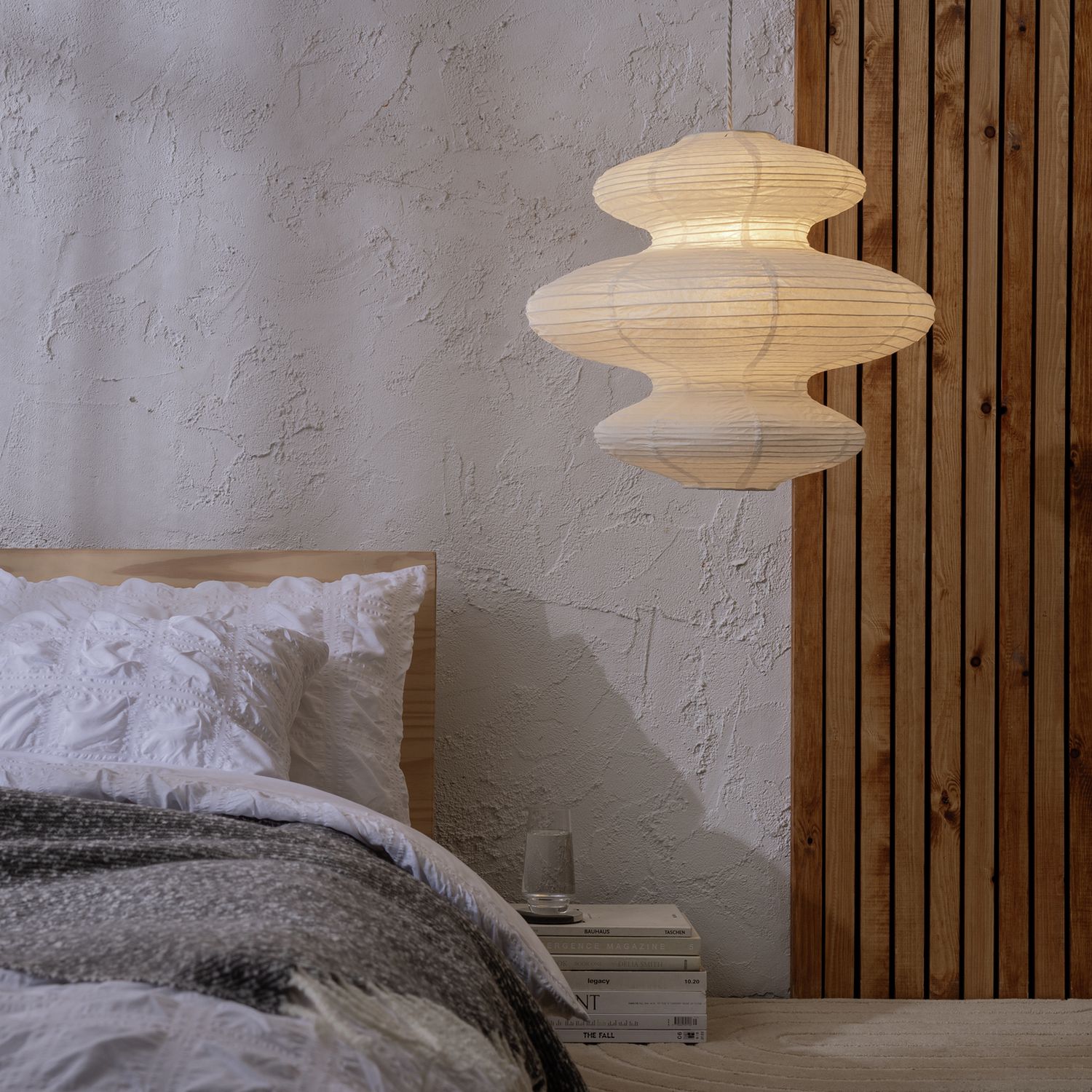 Habitat white paper three-tier lampshade 53.5cm, UK version