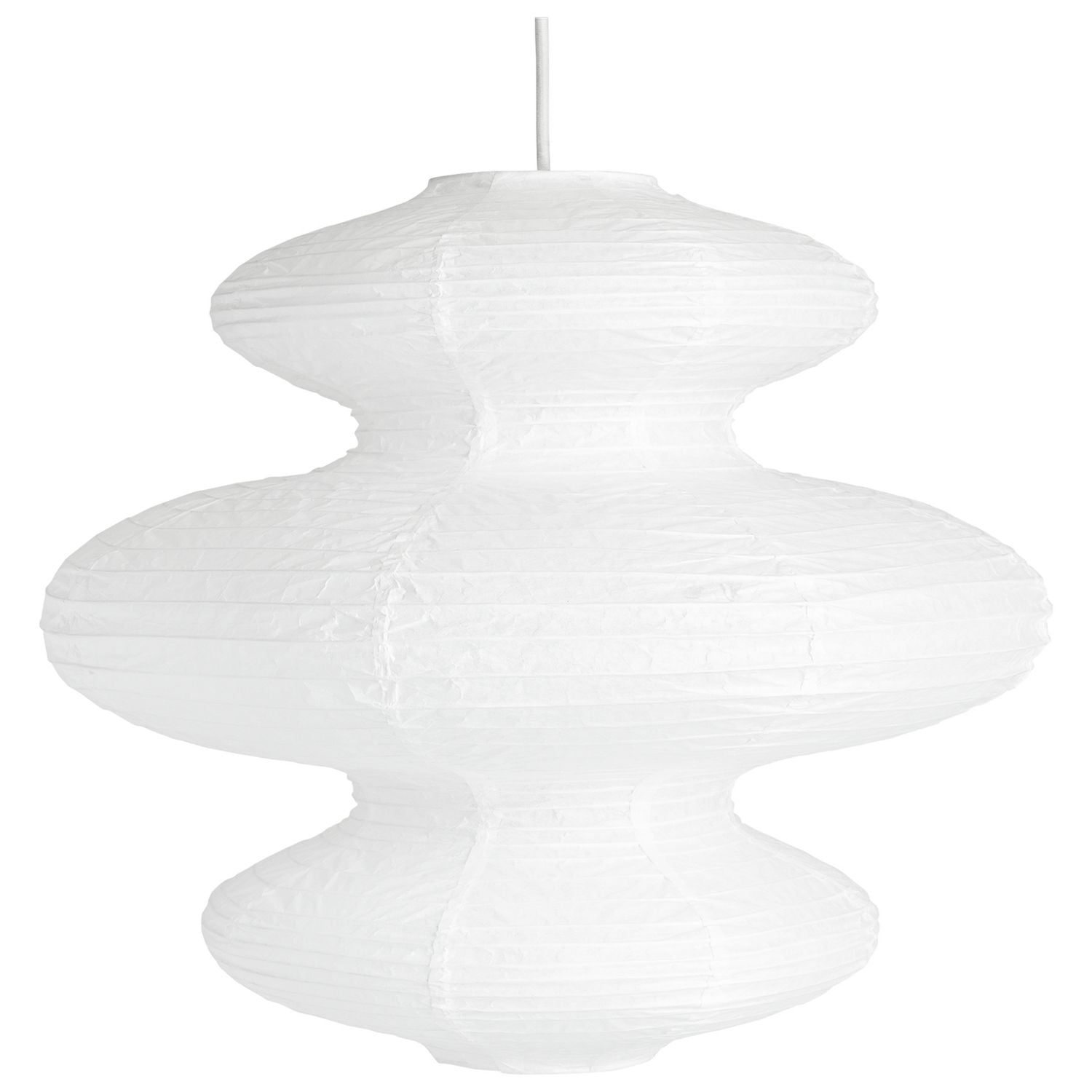 Habitat white paper three-tier lampshade 53.5cm, UK version