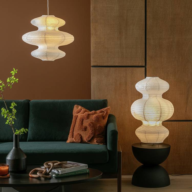 Habitat white paper three-tier lampshade 53.5cm, UK version