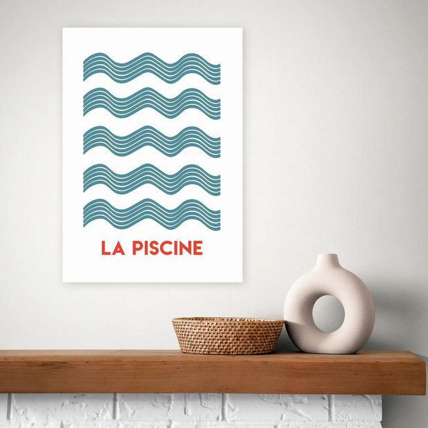 East End Prints La Piscine art print A3, UK version