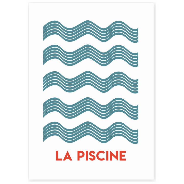 East End Prints La Piscine art print A3, UK version