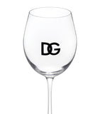 Dolce&Gabbana Casa set of two DG Millennials logo wine glasses - British product