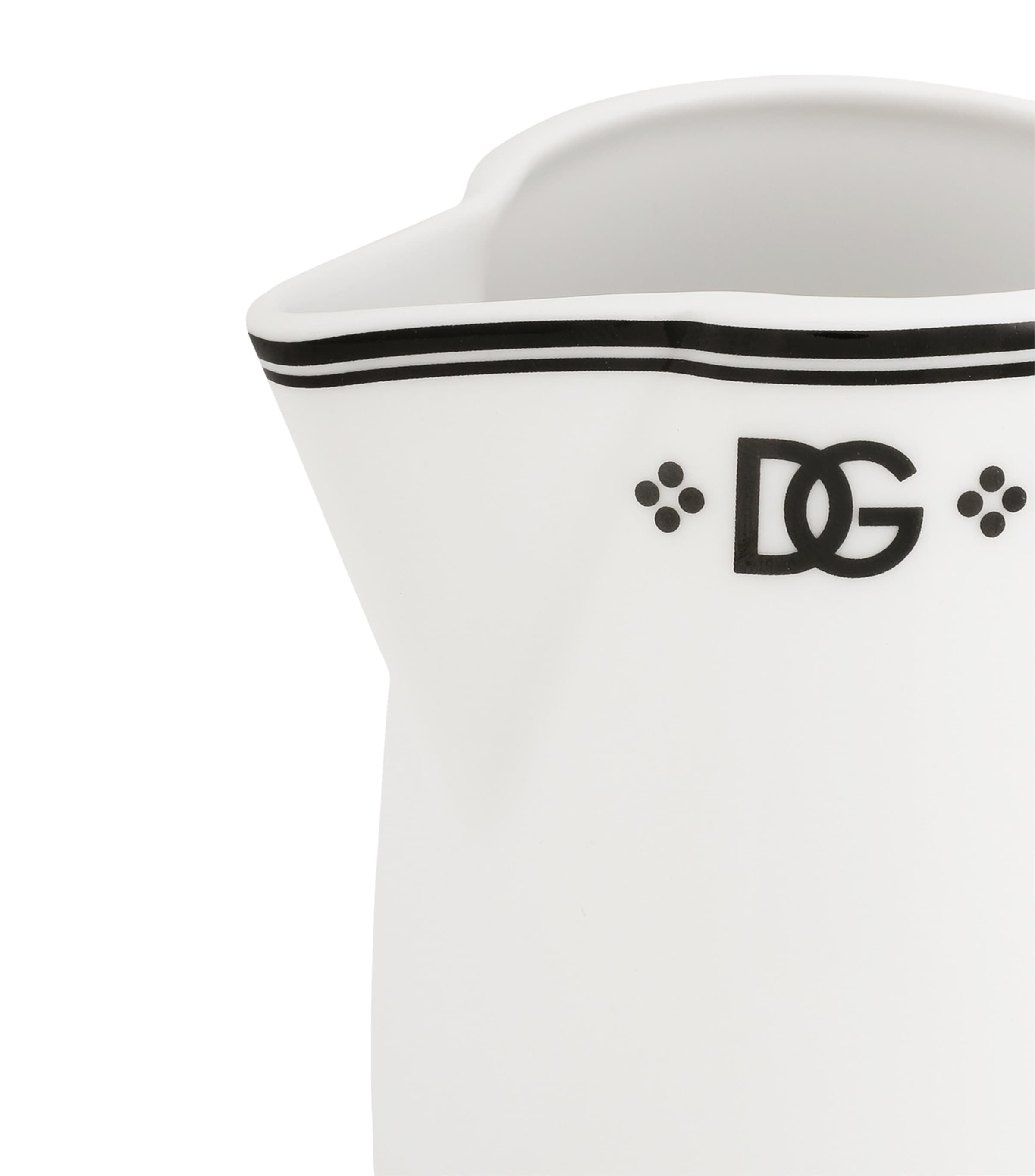 Dolce&Gabbana Casa porcelain milk jug with DG logo - British product