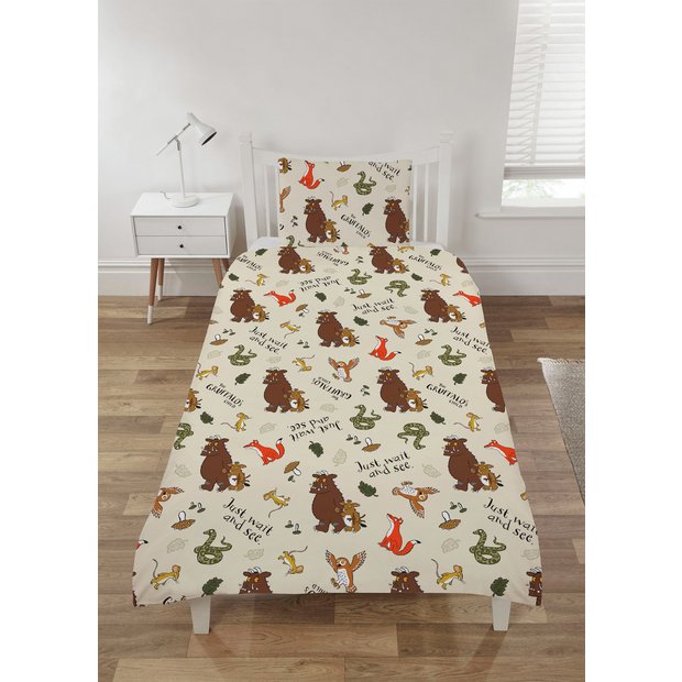 Gruffalo kids bedding set single reversible (British brand)