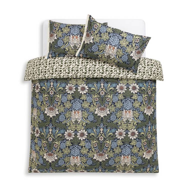 Habitat x Morris & Co. sunflower rosehip bedding single (British brand)