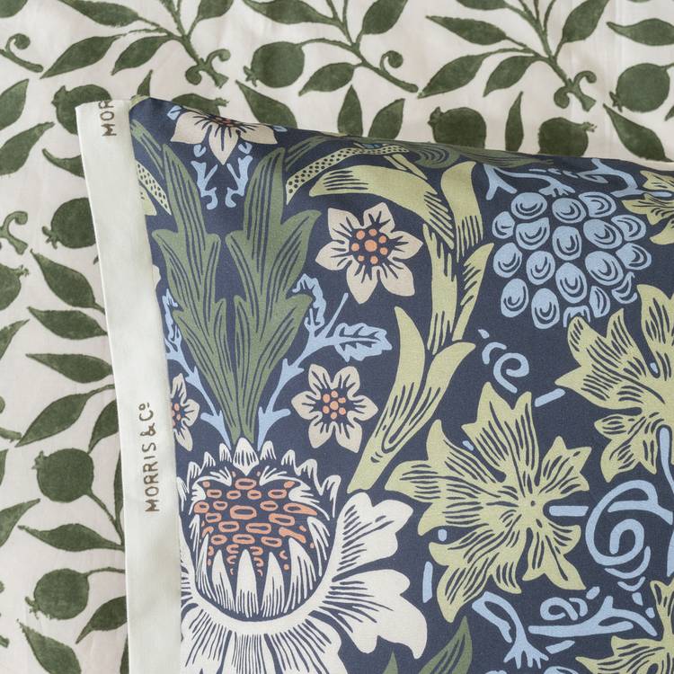 Habitat x Morris & Co. sunflower rosehip bedding single (British brand)