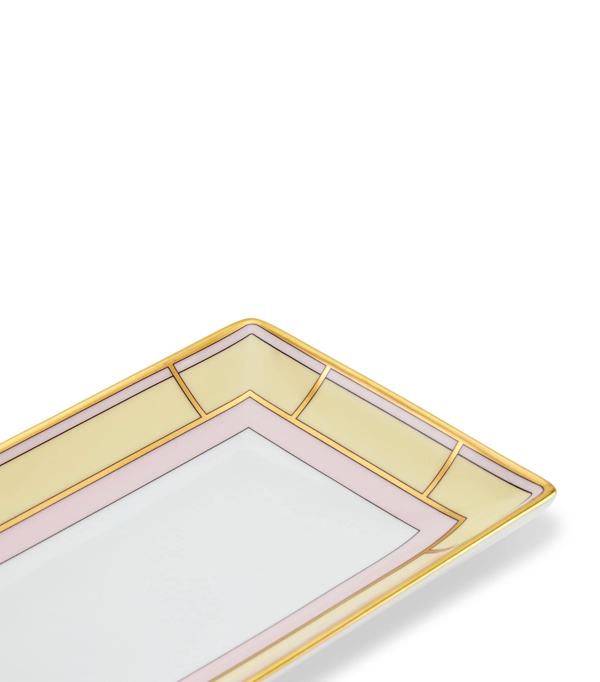 GINORI 1735 porcelain Colonna Diva rectangular change tray 28cm, UK version
