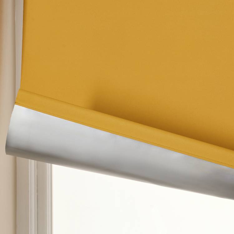 Habitat blackout roller blind mustard 60cm, UK version