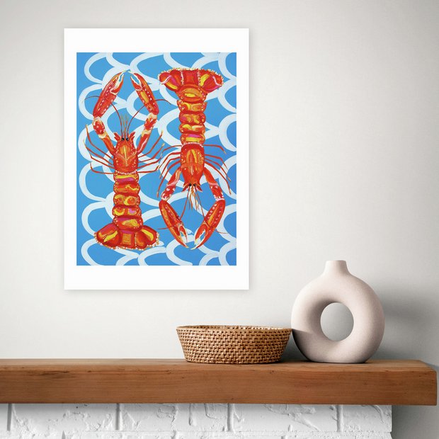 East End Prints Langoustines art print A3, imported from the UK
