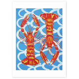 East End Prints Langoustines art print A3, imported from the UK