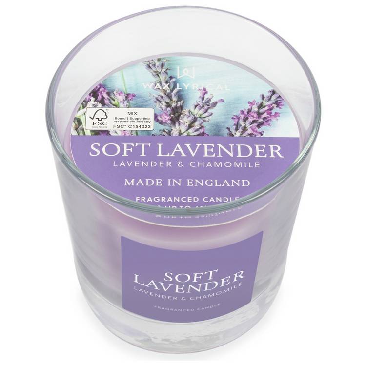 Wax Lyrical Soft Lavender candle, UK version