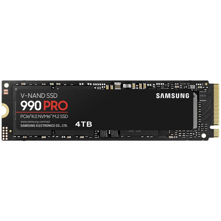 Samsung 990 PRO 4TB internal SSD, imported from the UK