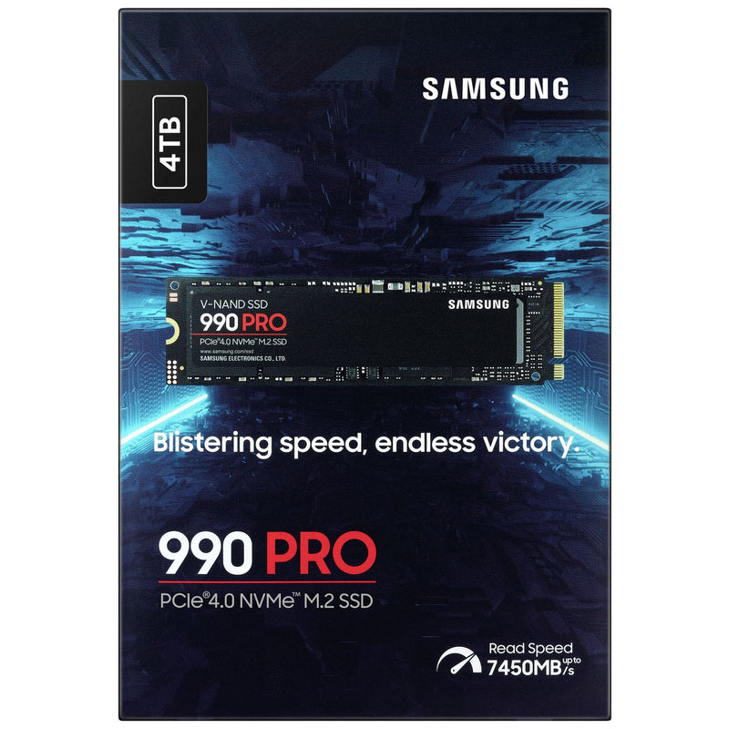 Samsung 990 PRO 4TB internal SSD, imported from the UK