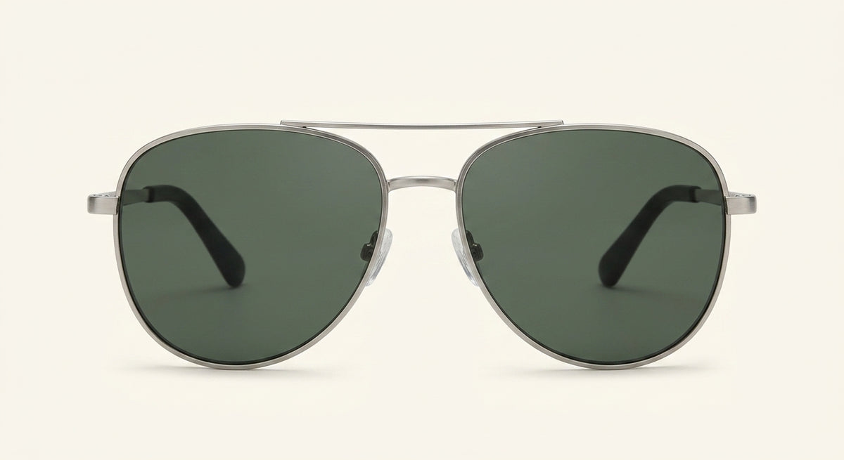 Cartier pilot-frame metal sunglasses (British brand)