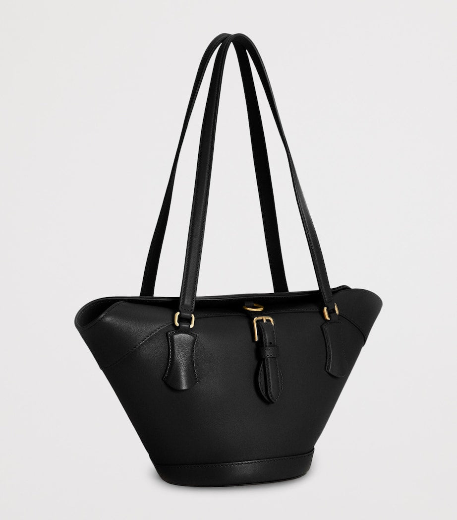 Dolce&Gabbana Capri leather shoulder bag with gold hardware (British brand)