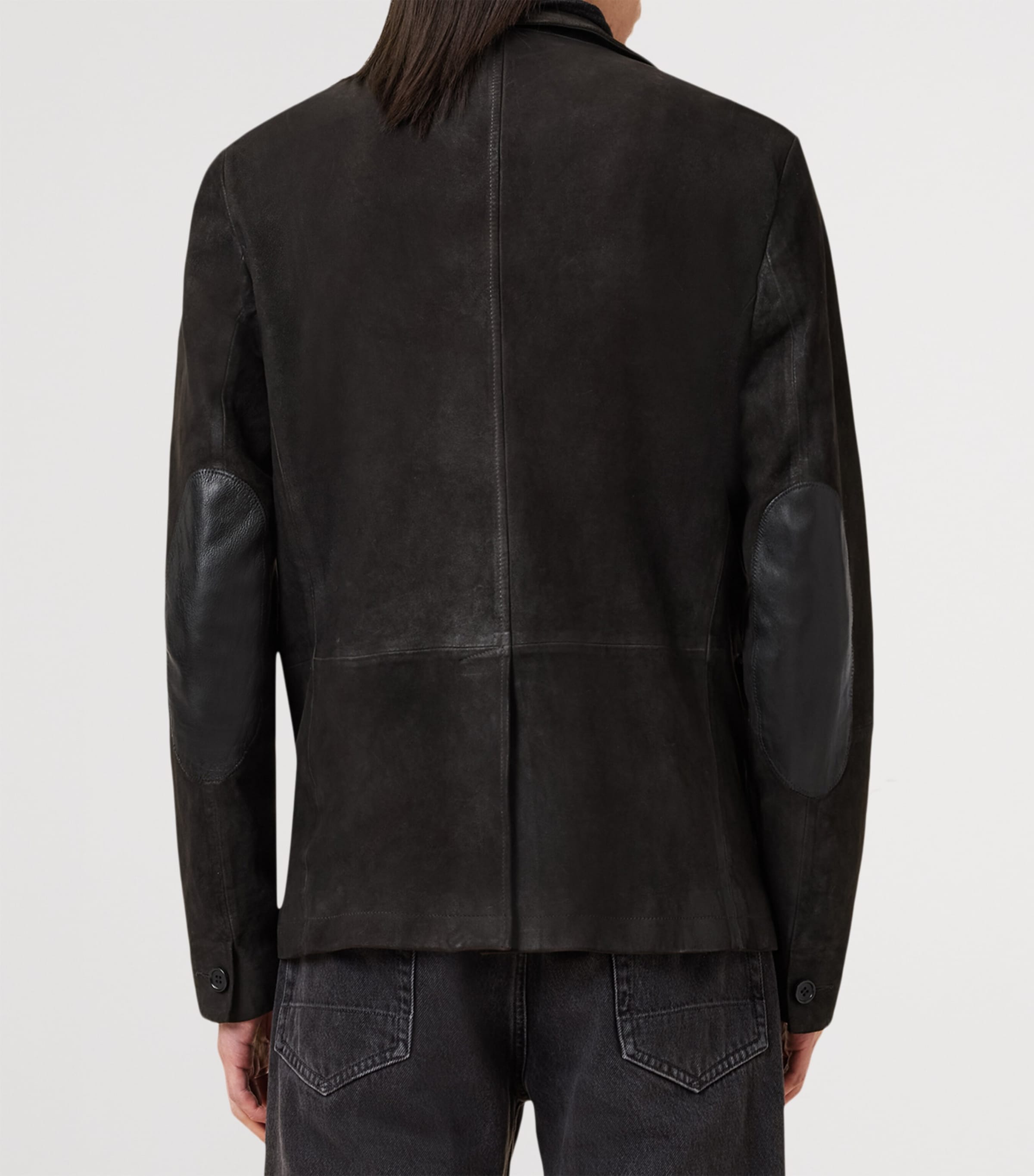 AllSaints Leather Survey Blazer - British fashion product