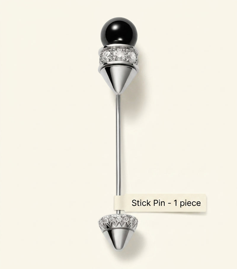 Cartier Clash tie pin diamond onyx - British product