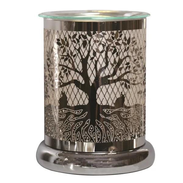 Aroma electric touch wax melter silver 17cm, UK version