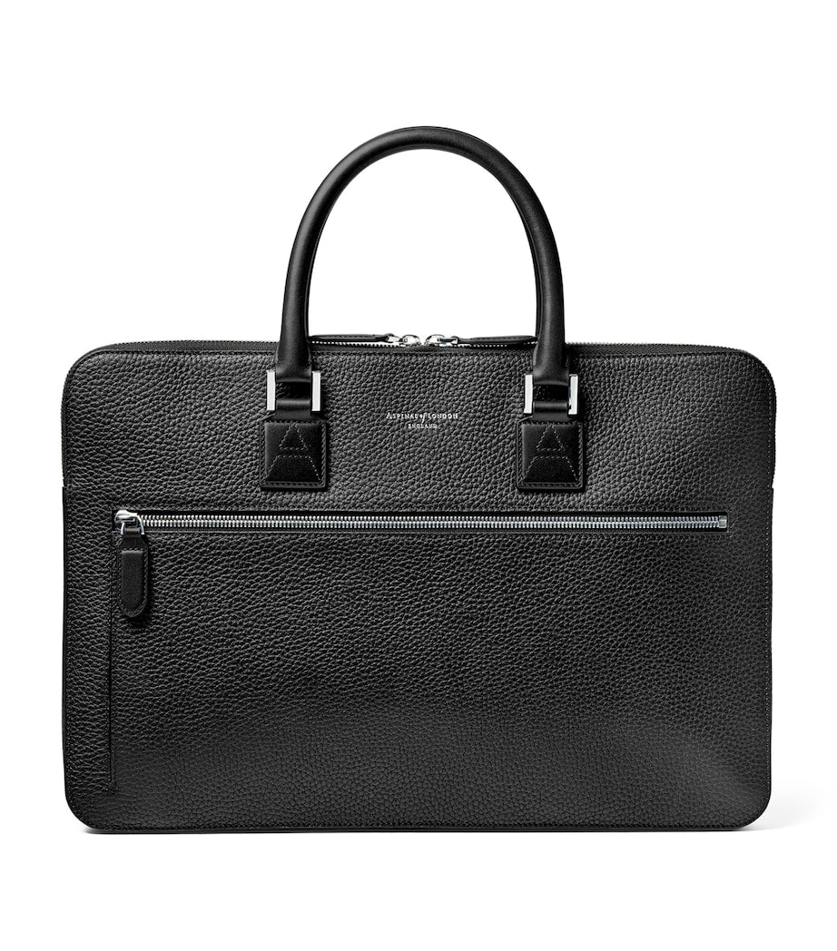 Aspinal of London Connaught briefcase leather, UK version