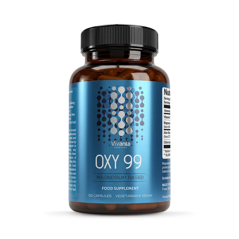 Oxy 99 colon cleanse capsules 120 vegan capsules - British product