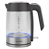Cookworks glass stainless steel kettle 1.7L, imported from the UK