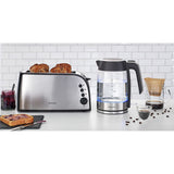 Cookworks glass stainless steel kettle 1.7L, imported from the UK