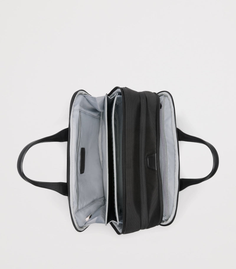 Tumi Alpha 4 expandable briefcase for 15-inch laptop, imported from the UK