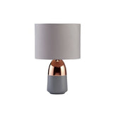Argos Home touch table lamp in grey and copper, UK version