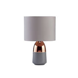 Argos Home touch table lamp in grey and copper, UK version