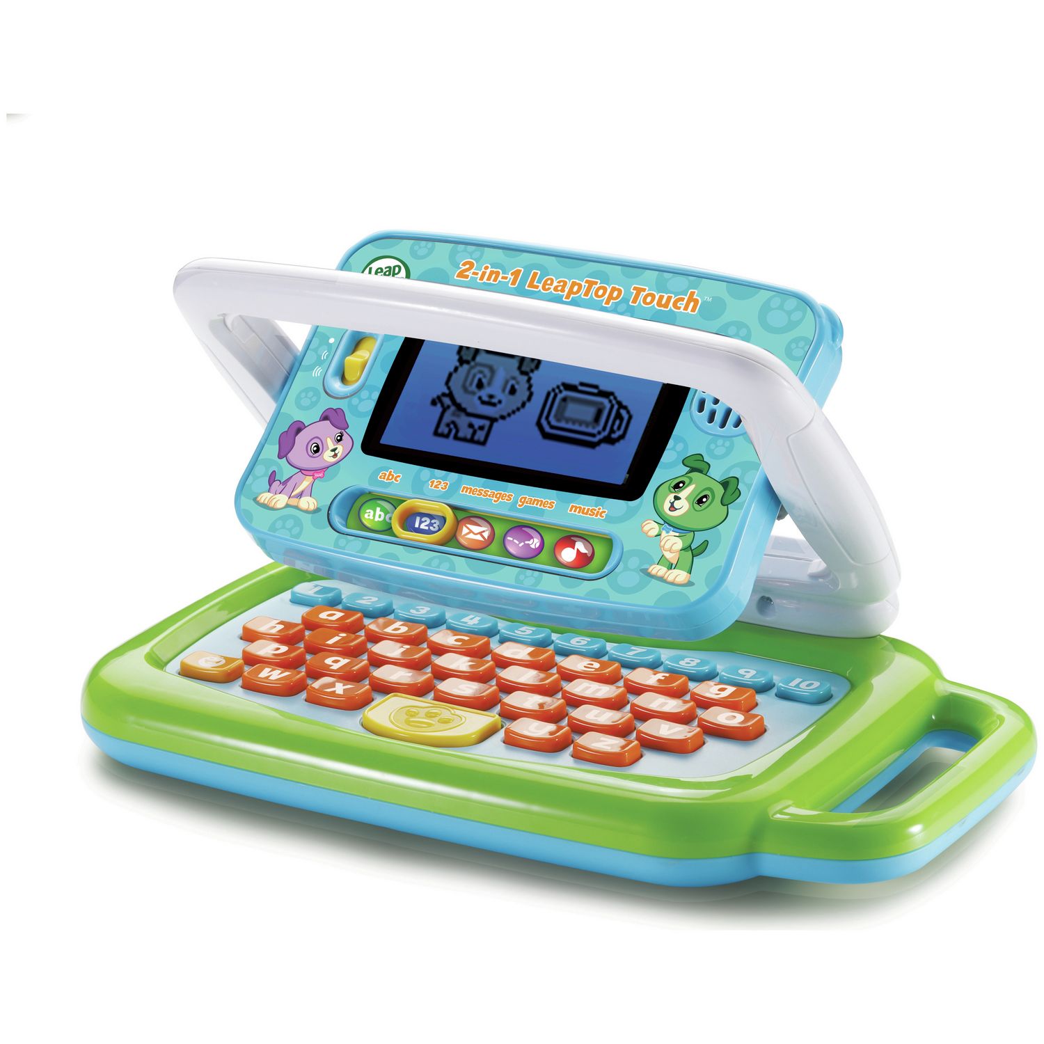 LeapFrog 2 in 1 Laptop Touch green educational toy - British product