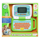 LeapFrog 2 in 1 Laptop Touch green educational toy - British product